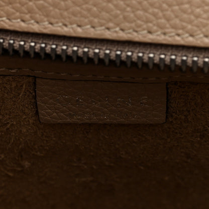 Drummed Calfskin Nano Luggage Dune
