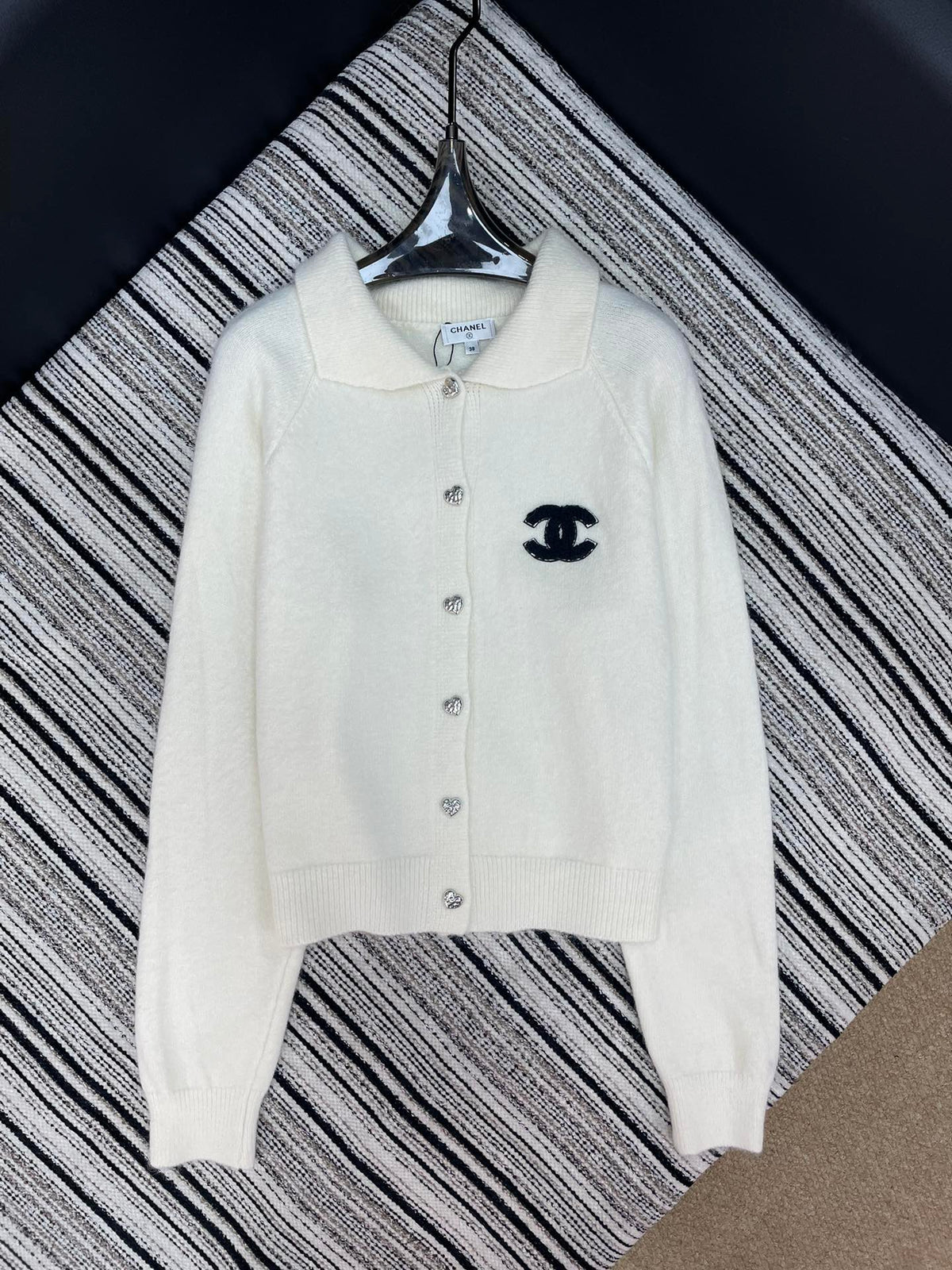 Chanel 2025 Knitted Cardigan Wool Cashmere 730266
