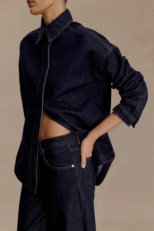 Oversized Denim Shirt