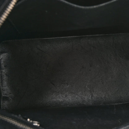 Caviar Quilted Medallion Tote Black