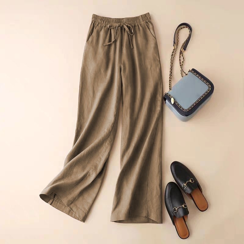 Drawstring Straight Leg Baggy Pants