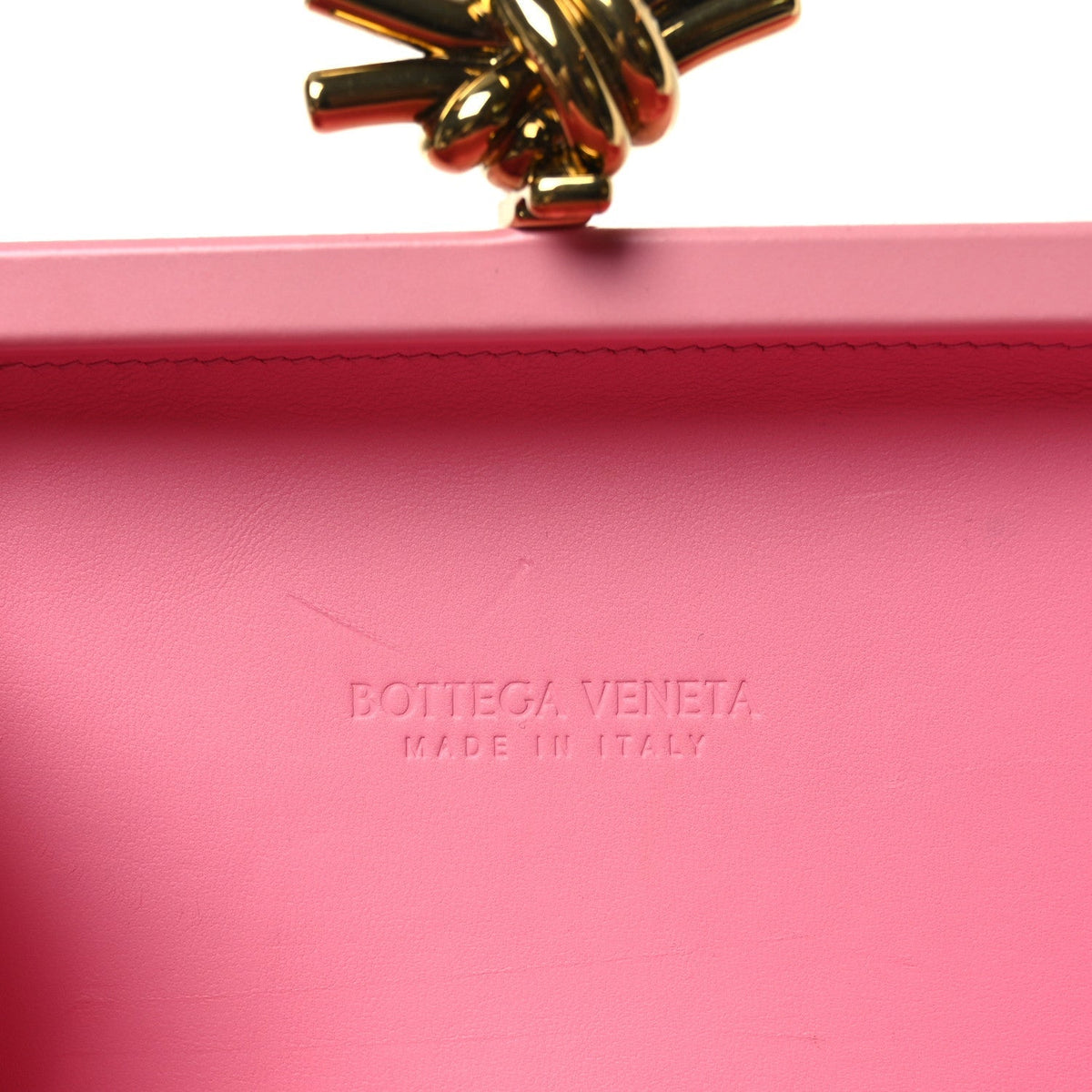 Foulard Intrecciato Minaudiere Knot Clutch Ribbon