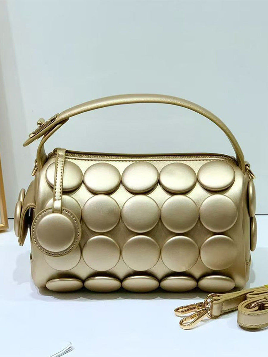 Rhea Button Cylinder Bag