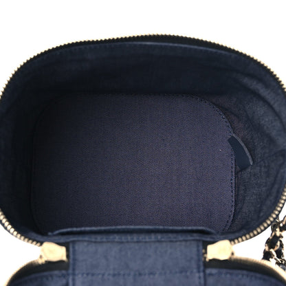 Lambskin Timeless Vanity Cosmetic Case Black