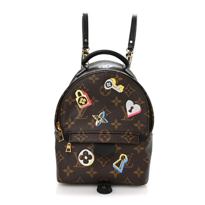 Monogram Love Lock Palm Springs Backpack Mini