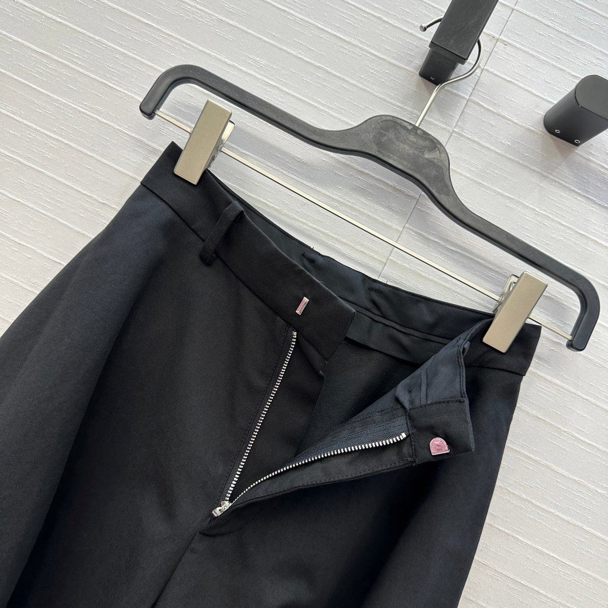 BV Skirt in Black Cotton