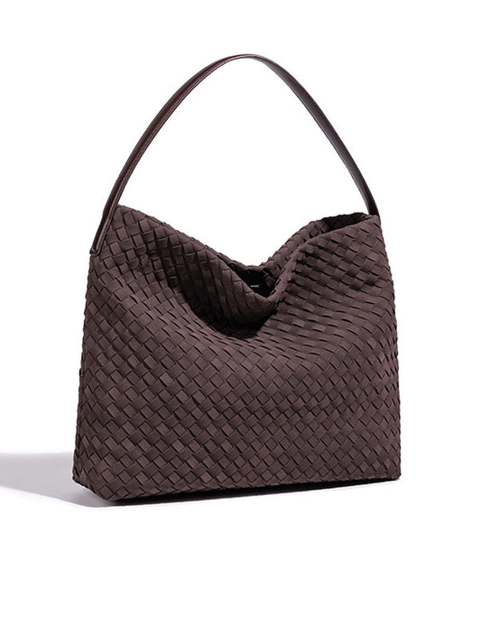 Simple Handmade Woven Large Capacity Underarm Bag