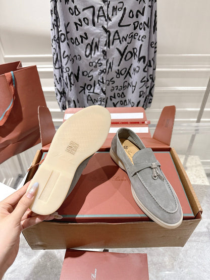 LP Summer Charms Walk Loafers Grey Suede 565864
