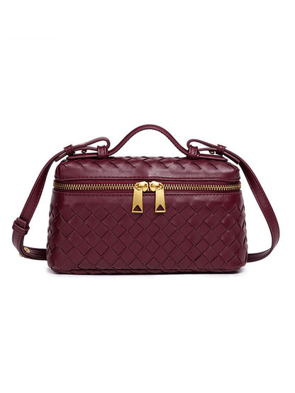 Cecelia Hand-Woven Box Bag