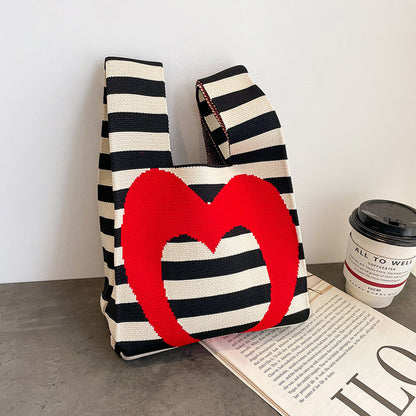 Crochet Tote Bag Vest Handbag