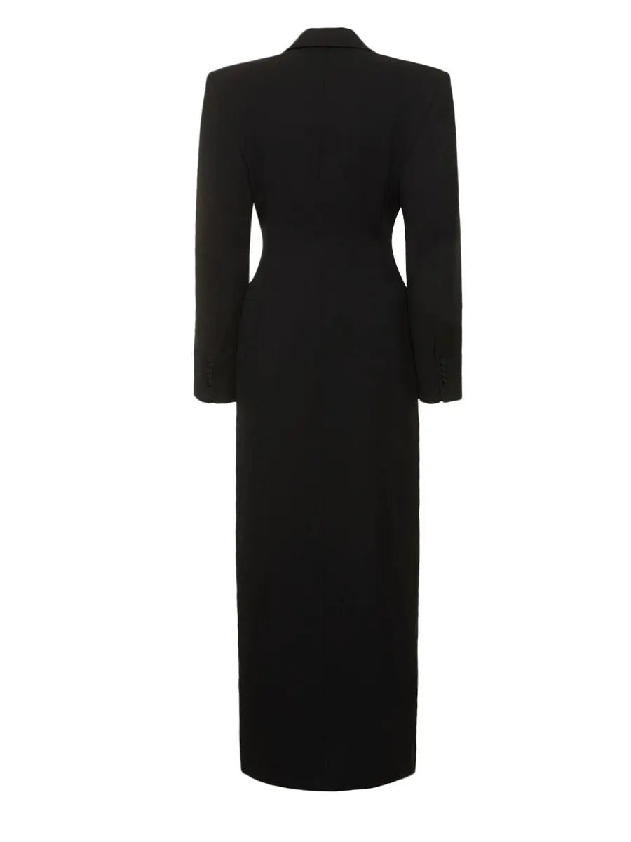 Olive Coat In Black