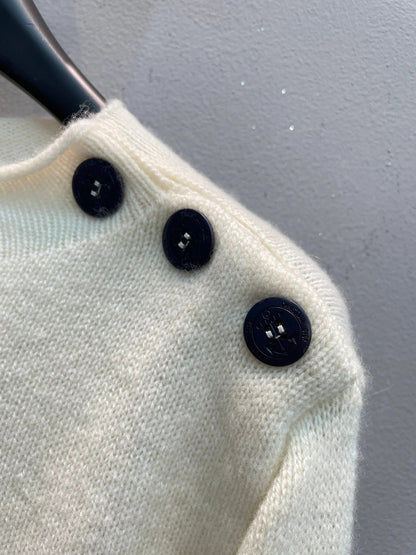 DIOR 25S SHOULDER-BUTTON SWEATER 538