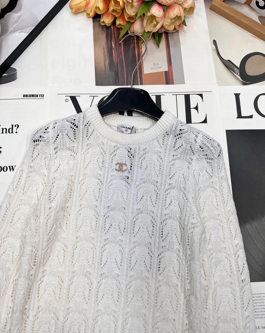 CHANEL 25S LONG-SLEEVE SWEATER 441