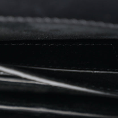 Calfskin Monogram Small Dylan Shoulder Bag Black