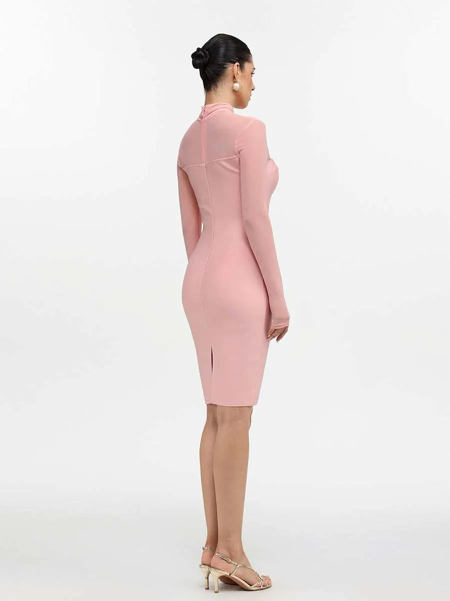 Octavia Romantic Bandage Midi Dress