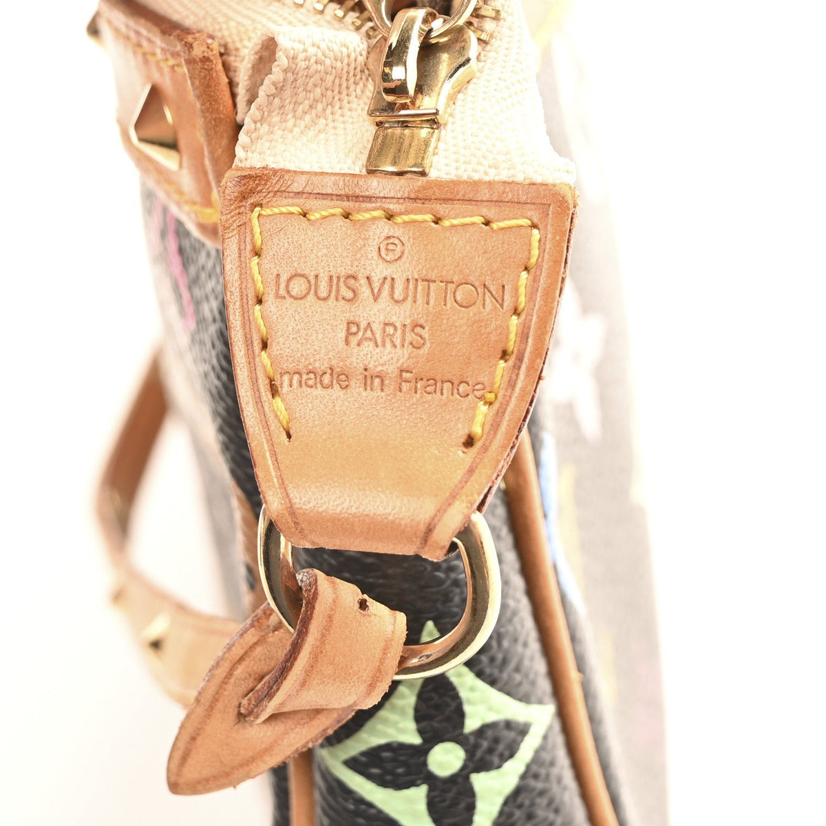 Monogram Multicolor Pochette Accessories Black