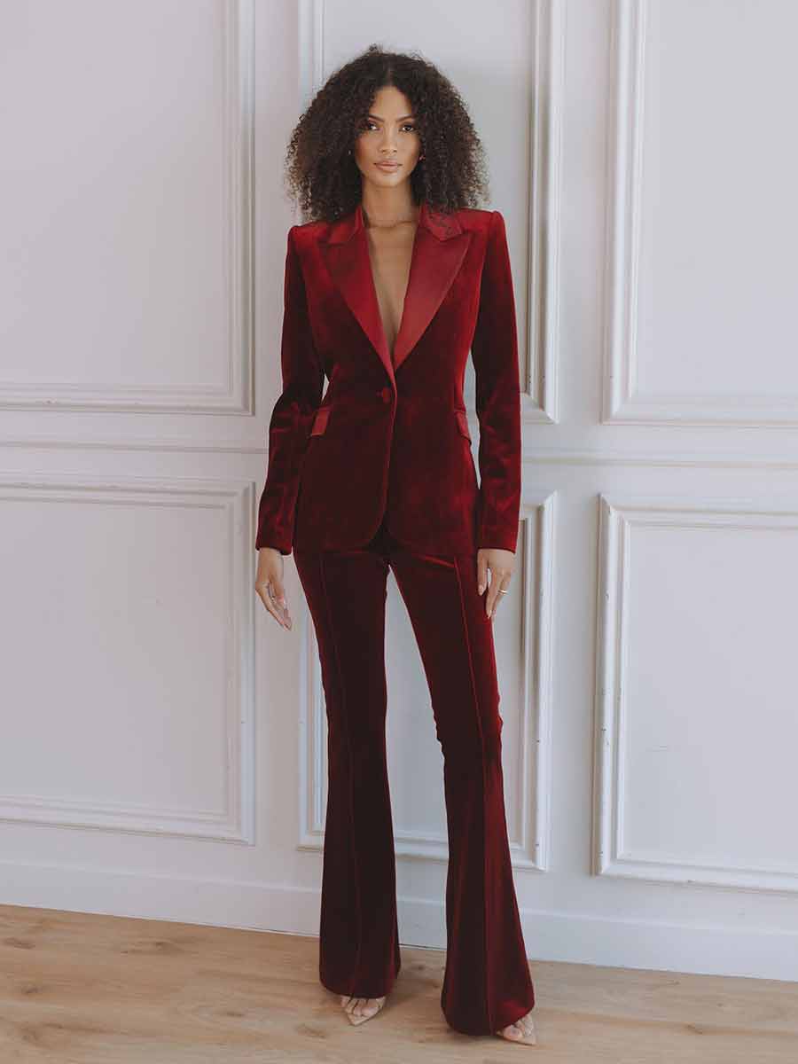 Vivienne Velvet Formal Two Piece Set