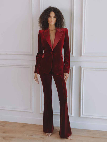 Vivienne Velvet Formal Two Piece Set
