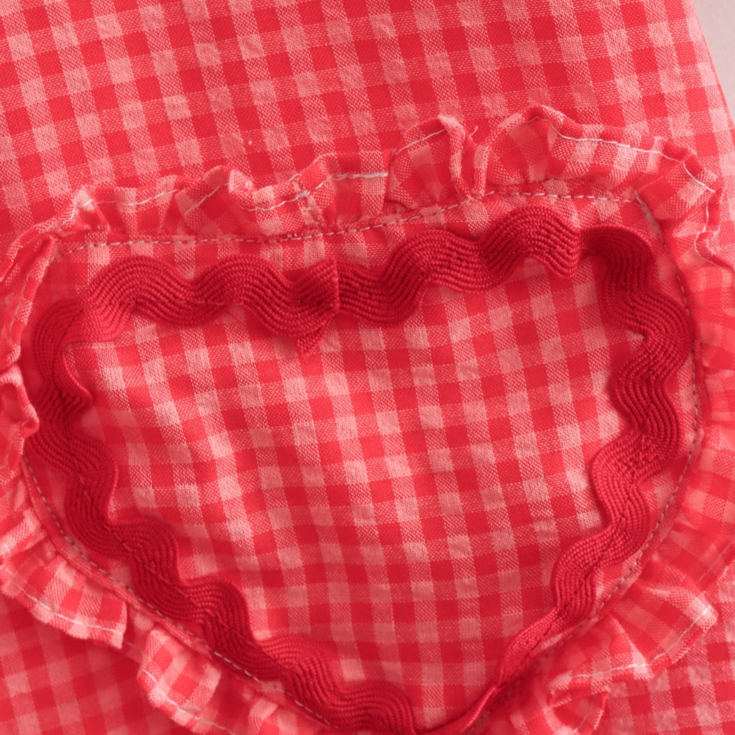 Crosa - Oversized Checkered Love Cardigan - Breezy Summer Cover-Up