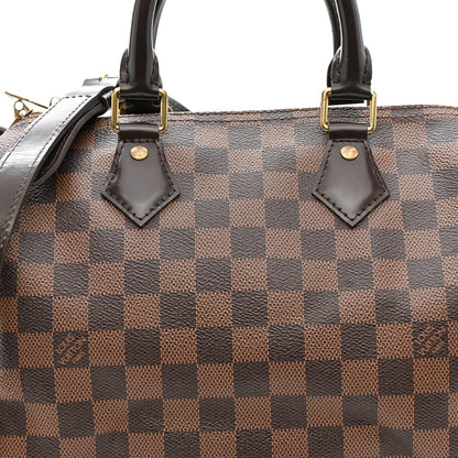 Damier Ebene Speedy Bandouliere 25