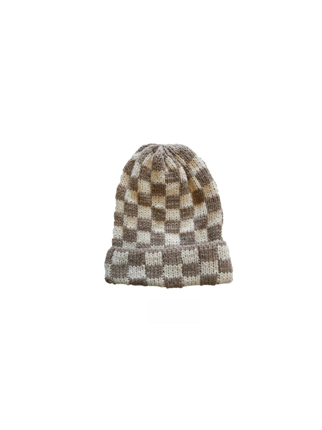 Haila - Winter Checkered Knitted Beanie