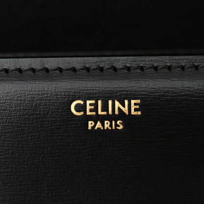 Shiny Calfskin Medium Triomphe Black
