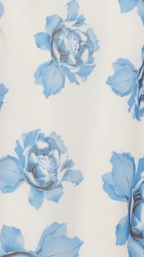 Amina Maxi Dress - Blue Rose