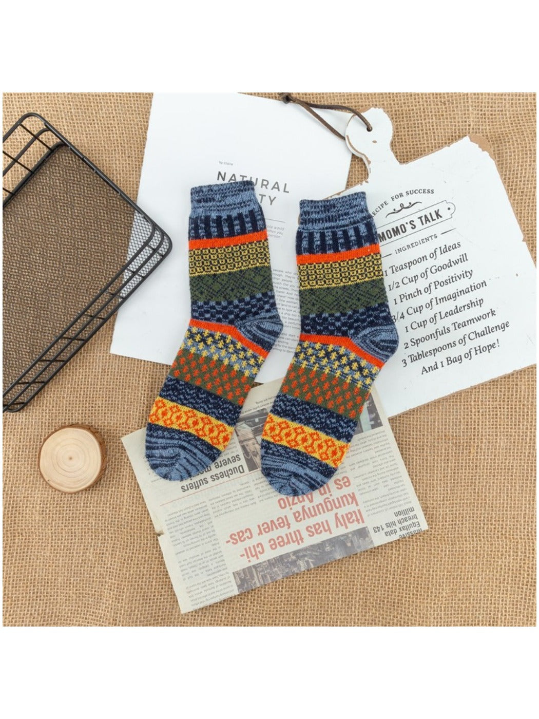 Rufia - Thick Mid-calf Socks for Winter