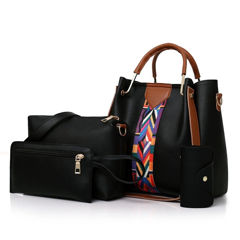 High Capacity 4-Piece Sets Handbag