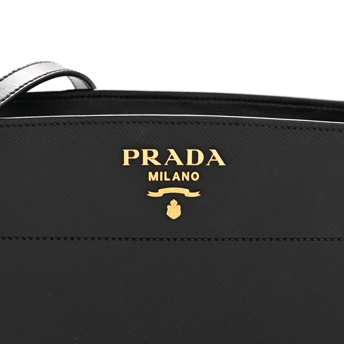 City Calf Esplanade Shoulder Bag Black