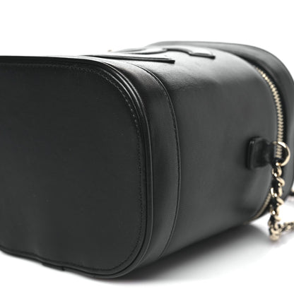 Lambskin Timeless Vanity Cosmetic Case Black