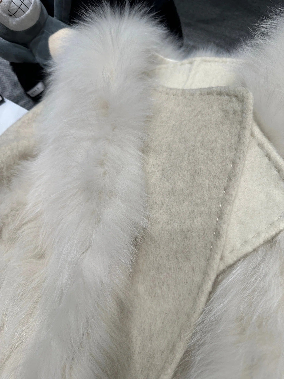 CHANEL 25S REVERSIBLE FOX FUR JACKET 592