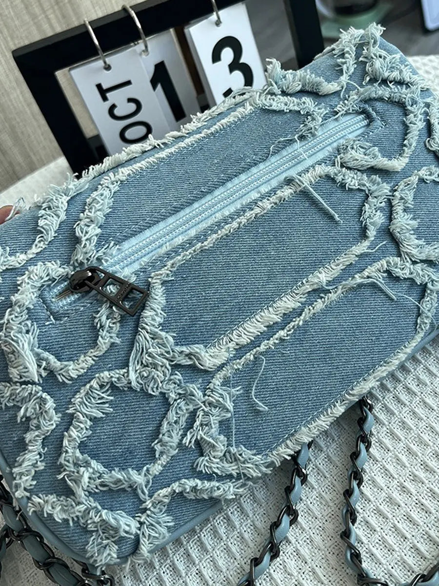 Evelyn Minimalist Denim Bag