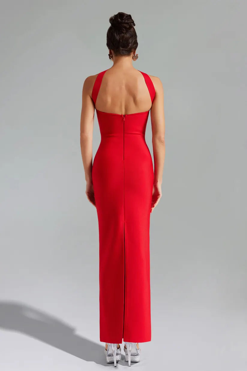 Alina Maxi Dress In Red