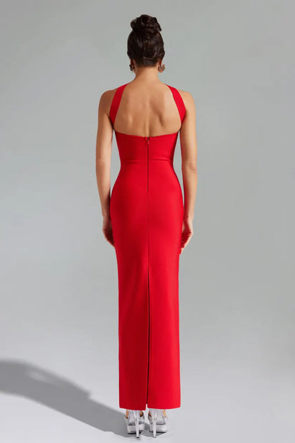 Alina Maxi Dress In Red