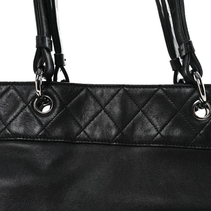 Lambskin CC Shoulder Bag Black
