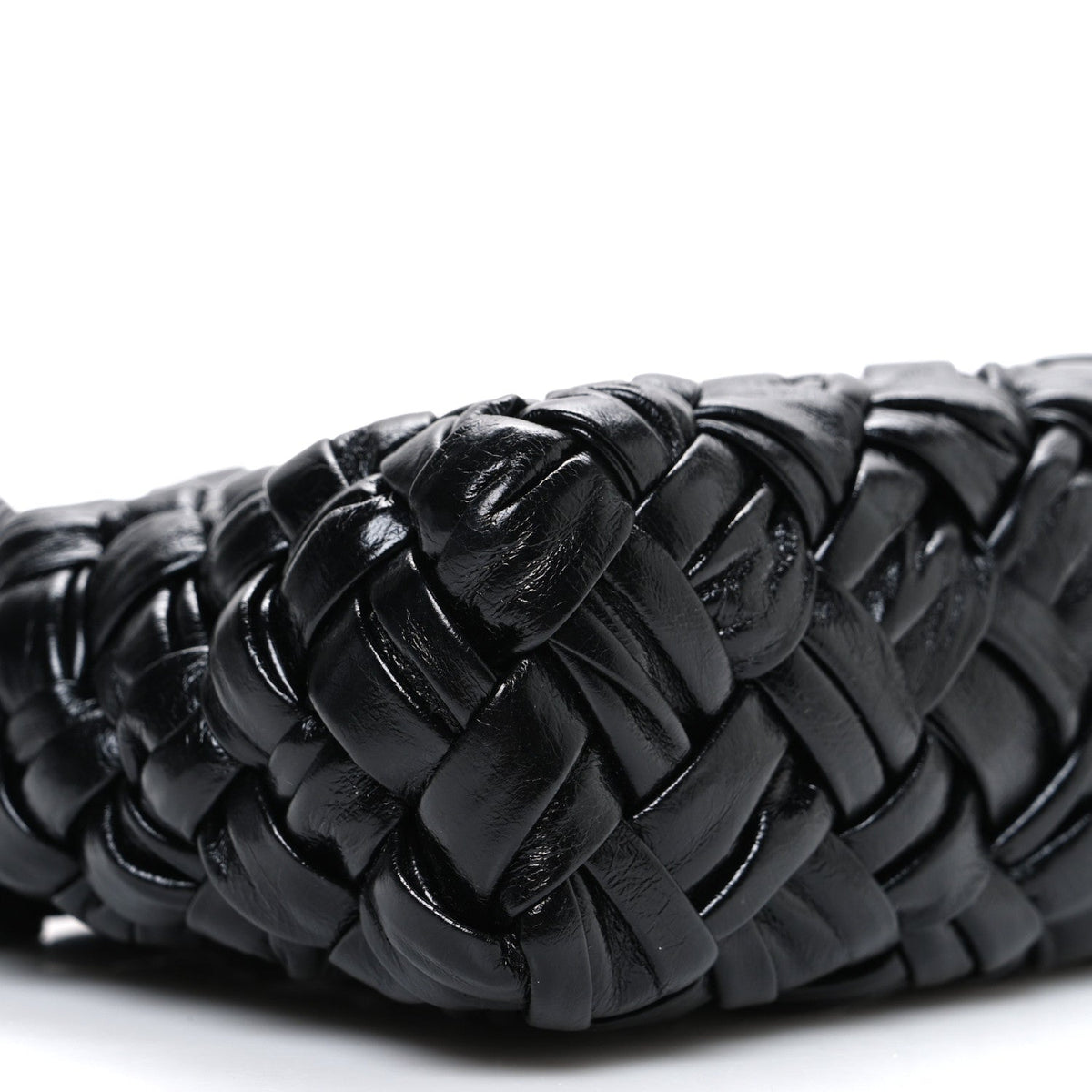 Calfskin Intrecciato Kalimero Cha-Cha Clutch Black