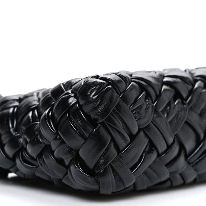 Calfskin Intrecciato Kalimero Cha-Cha Clutch Black