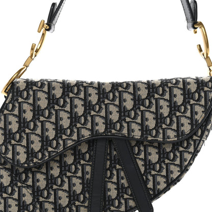 Oblique Saddle Bag Blue