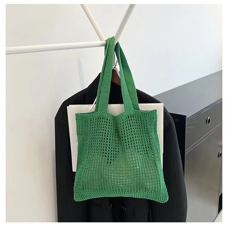Crochet Tote Bag Tote Handbag Knit Bag