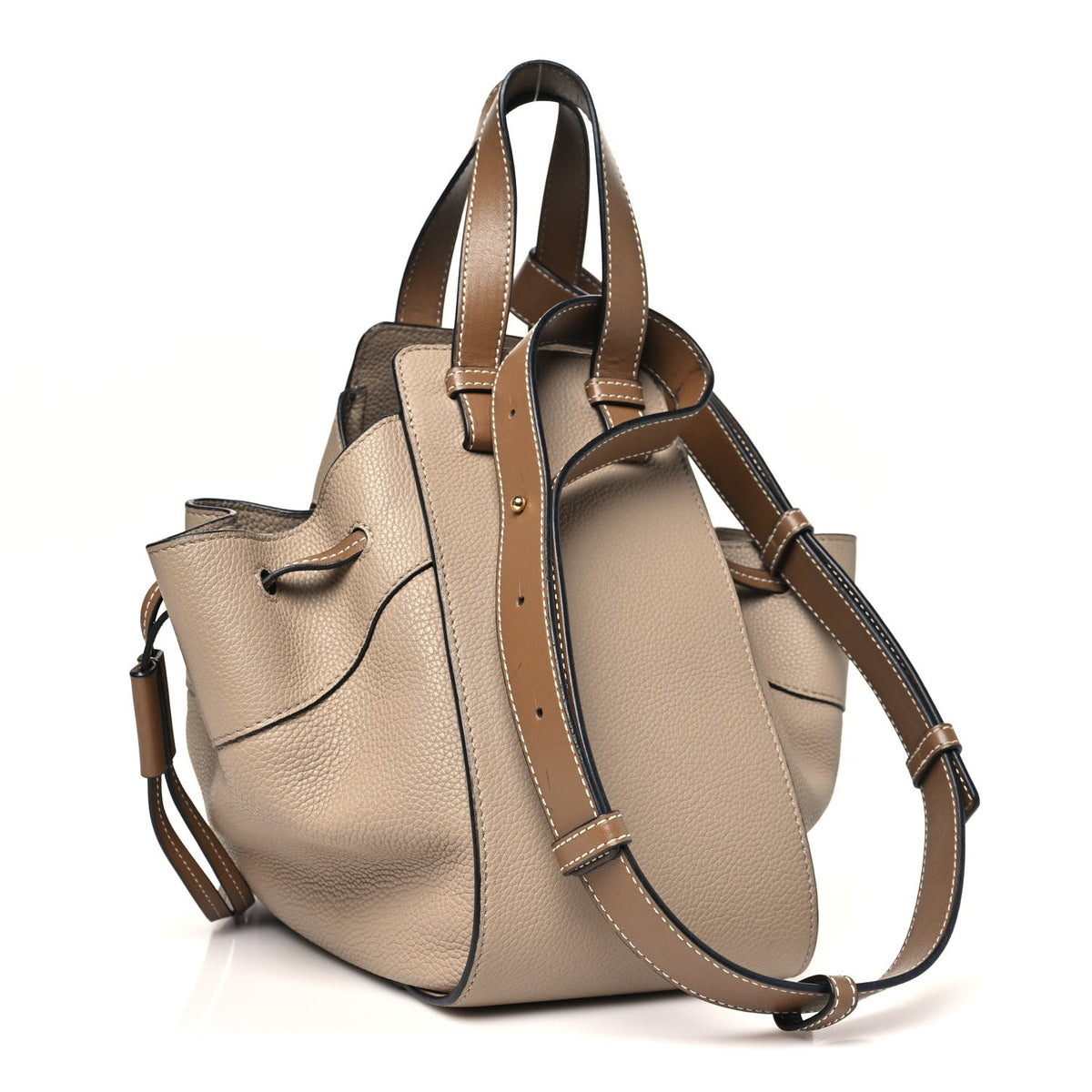 Calfskin Small Hammock Shoulder Bag Sand Mink