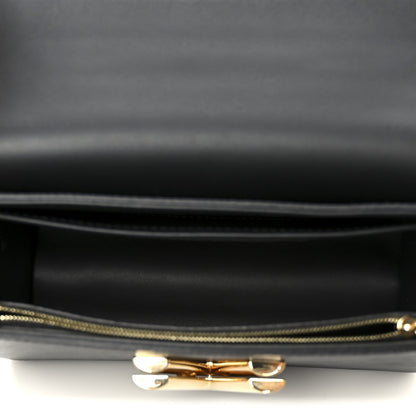 Epi Twist Braided Strap Shoulder Bag MM Black