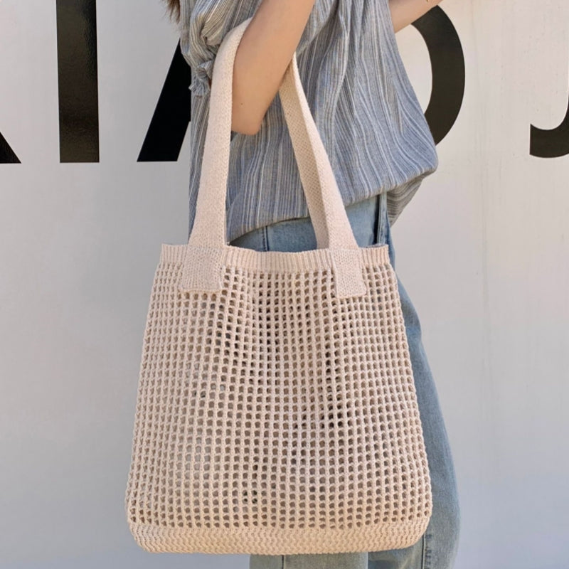 Crochet Tote Bag Summer Niche Knitted Bag