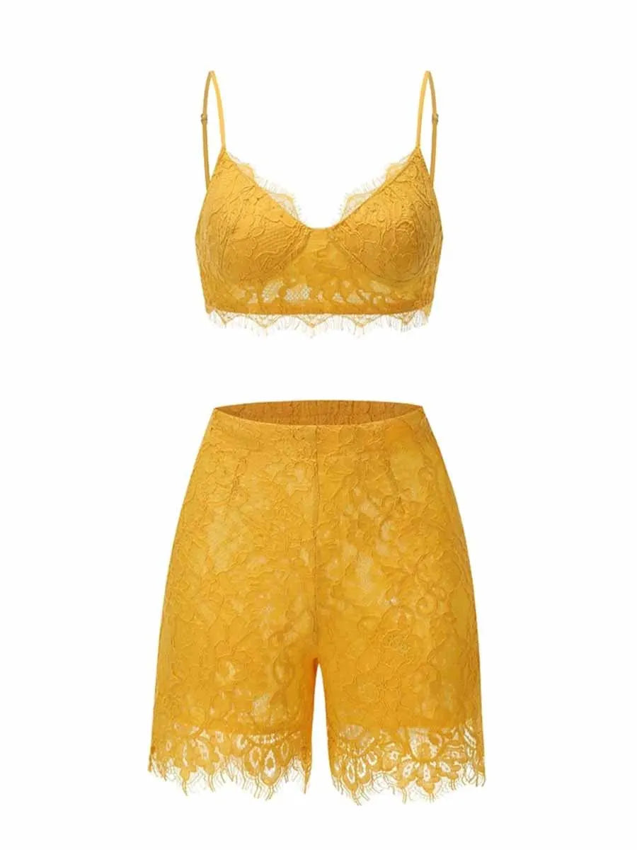 Rosalind Lace Three Piece Set