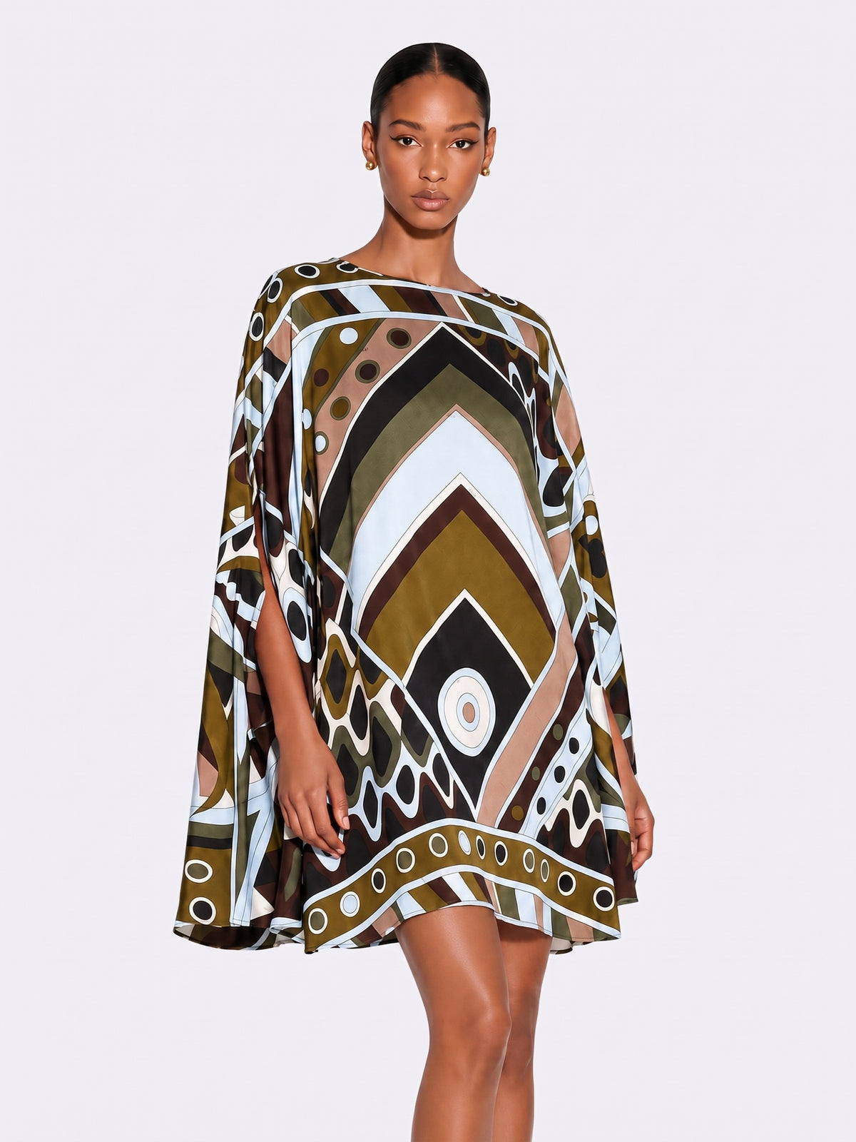 Chloe Bohemian Geometric Mini Dress