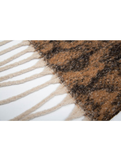 Scarvii - Winter Snake Printed Tassel Scarf