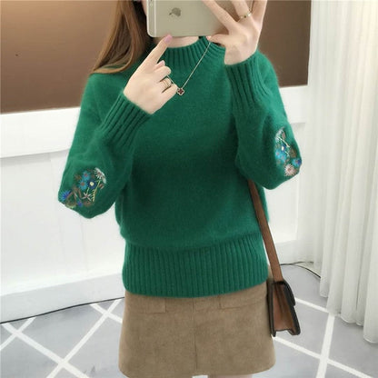 Women's Loose Batwing Sleeve Knit Sweater