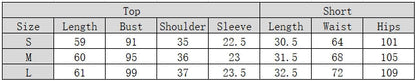 2PCS Love Print Knit Sleepwear Sets