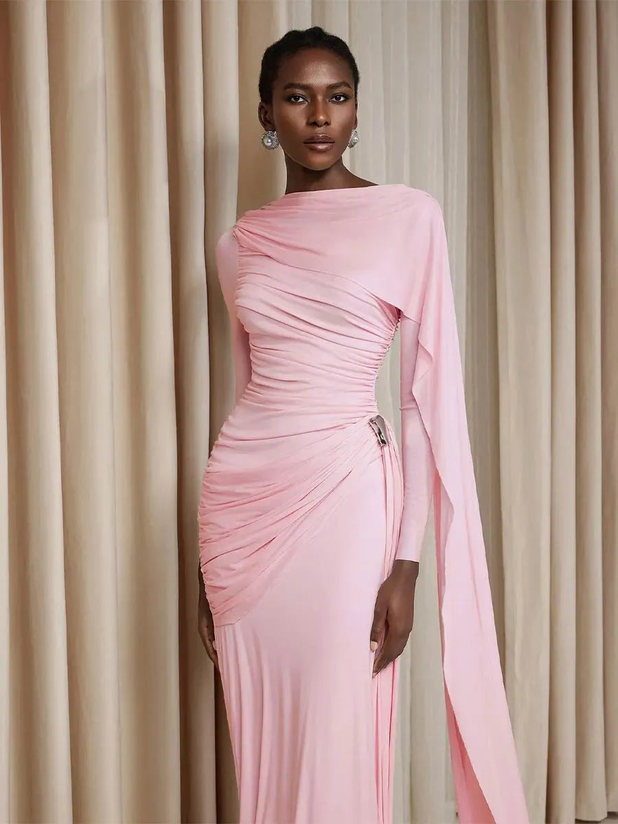 Elina Maxi Dress In Pink