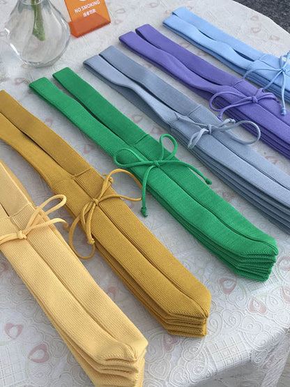Original 6 Colors Knitting Pleated Drawstring Handbag
